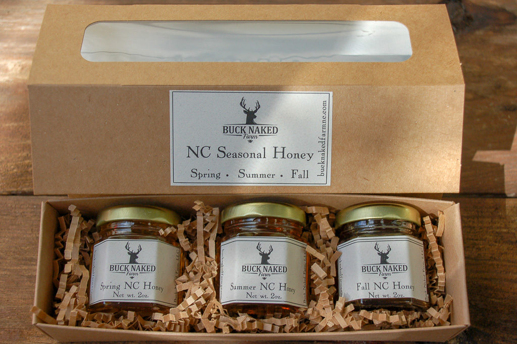 NC Honey varietals from Buck Naked Farm